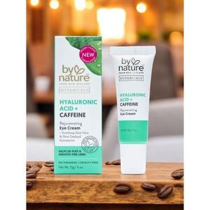 By Nature Botanicals Hyaluronic Acid & Caffeine‎ Under Eye Cream Firming